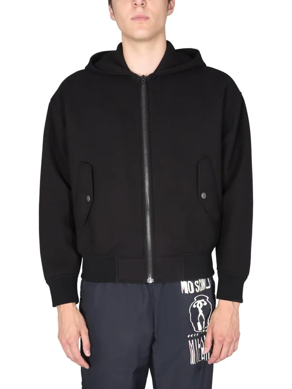 Jacket With Logo - Moschino