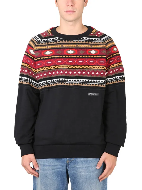 Felpa In Lana E Cotone - Marcelo Burlon County Of Milan