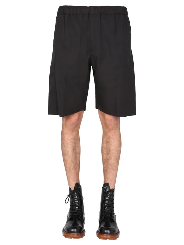 Gabardine Bermuda - Alexander McQueen