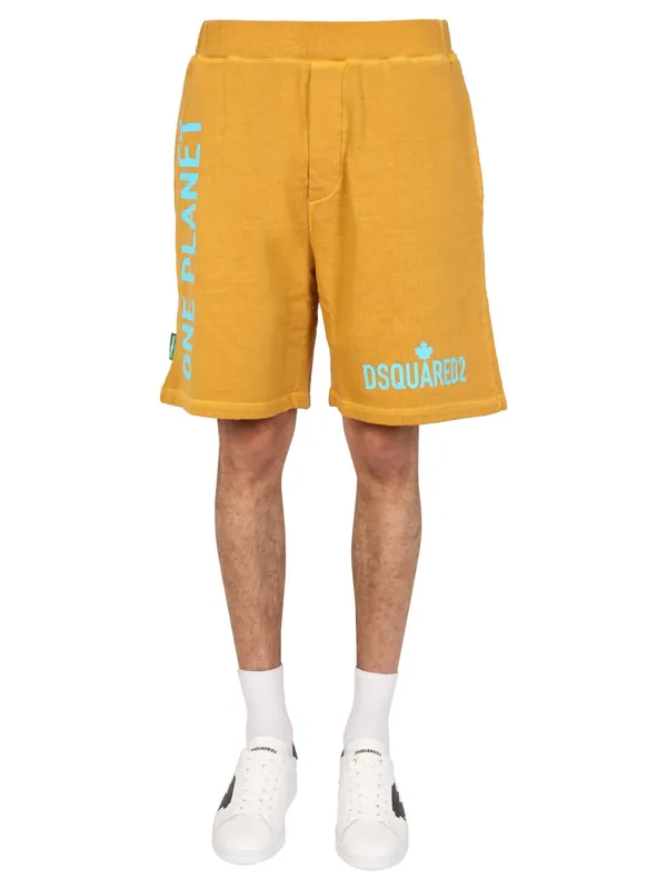 "One Life One Planet" Bermuda Shorts - Dsquared2