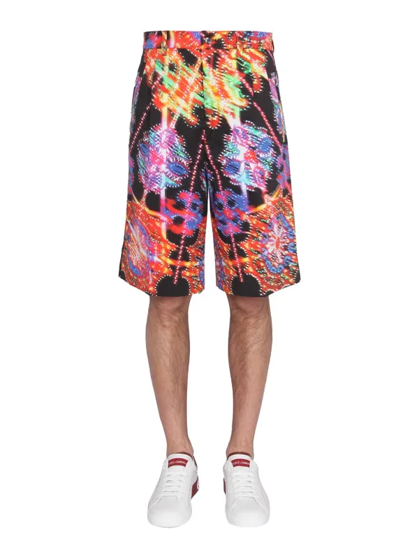 Bermuda With Luminary Print - Dolce & Gabbana