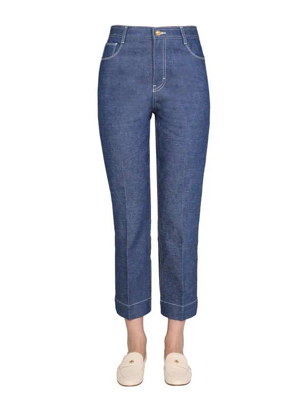 Wide Leg Jeans - Tory Burch