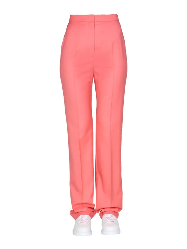Straight Leg Trousers - Alexander McQueen