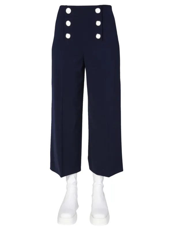 Wide Leg Trousers - Moschino