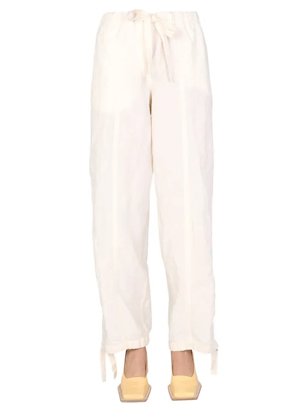 Trousers With Drawstring - Jil Sander
