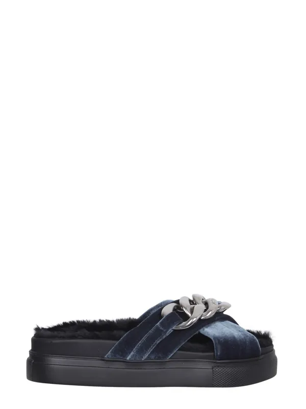 Sandals With Oversized Chain - N°21