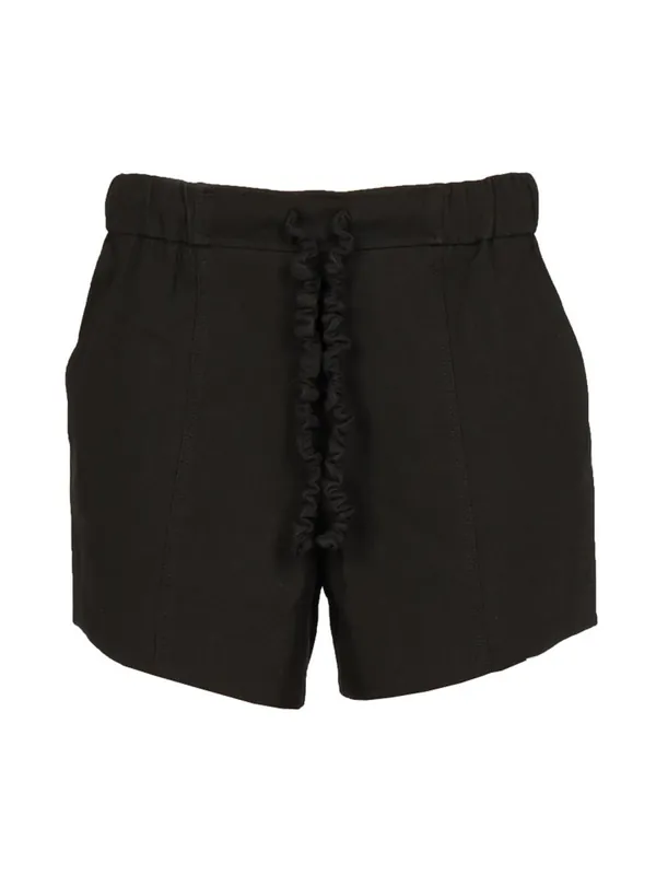 Shorts With Ruffled Elastic - Ganni
