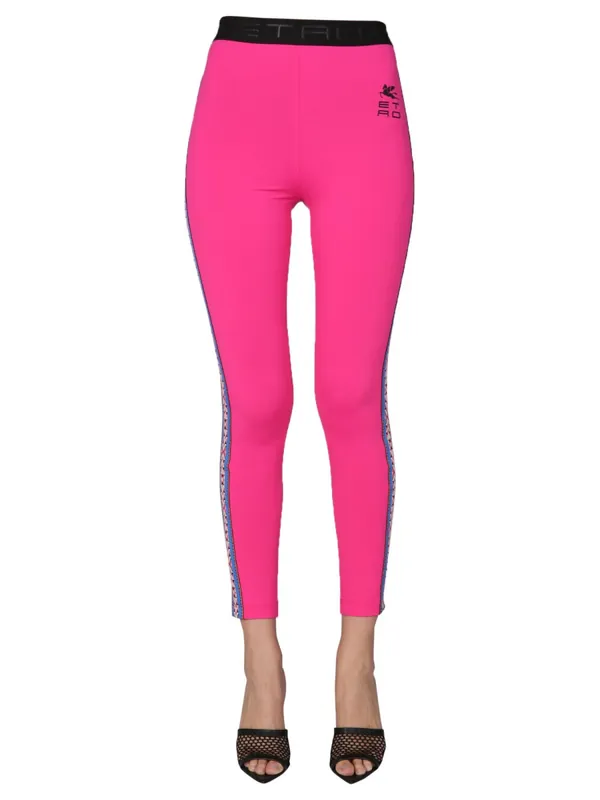 Leggings With Logo - Etro