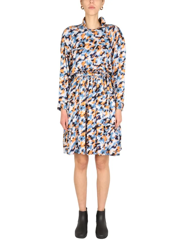 "Blurred Flowers" Dress - Kenzo