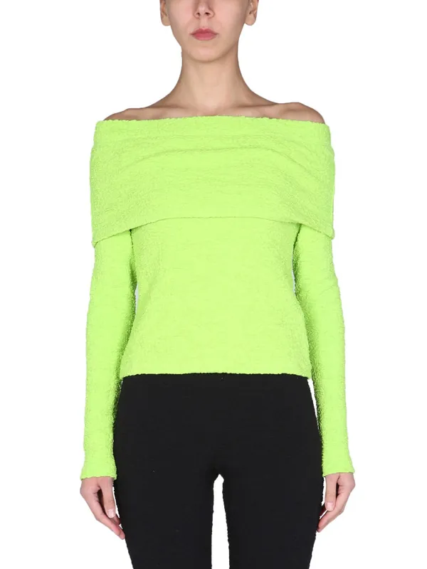 Boat Neck Top - MSGM