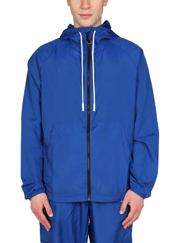Cross Print Windbreaker Jacket - Marcelo Burlon County Of Milan