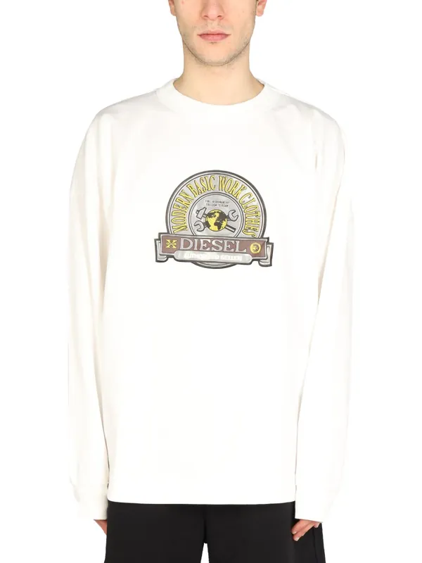 Logo Patch Sweatshirt - Diesel