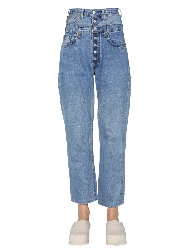 Double Waist Jeans - 1/Off