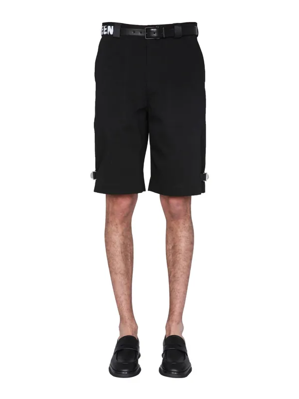 Regular Fit Bermuda - Alexander McQueen