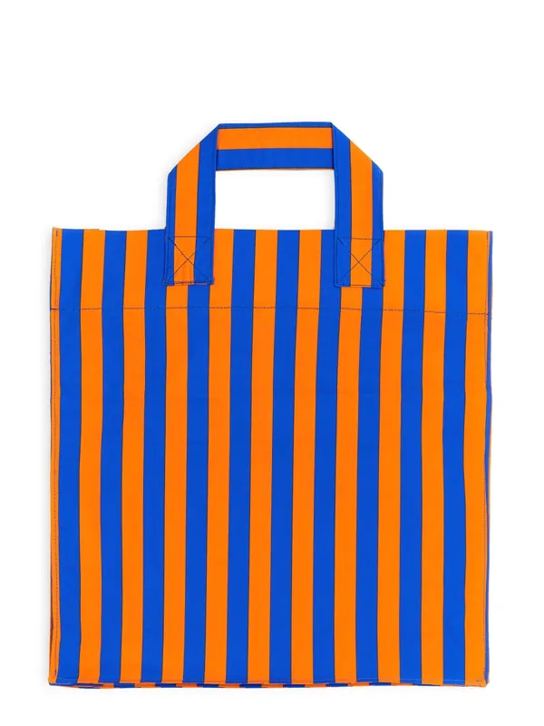 Shopper Bag With Striped Pattern - Sunnei