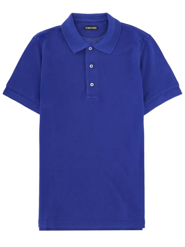 Lyocell And Cotton Polo Shirt - Tom Ford