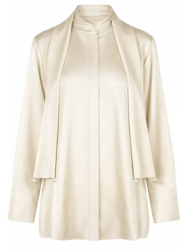 "132" Shirt With Bow - Jil Sander