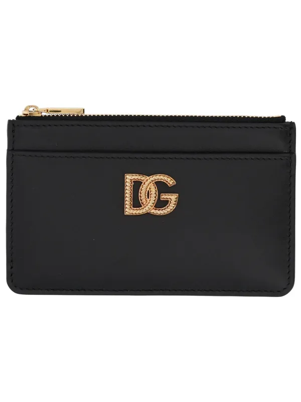 Leather Card Holder - Dolce & Gabbana