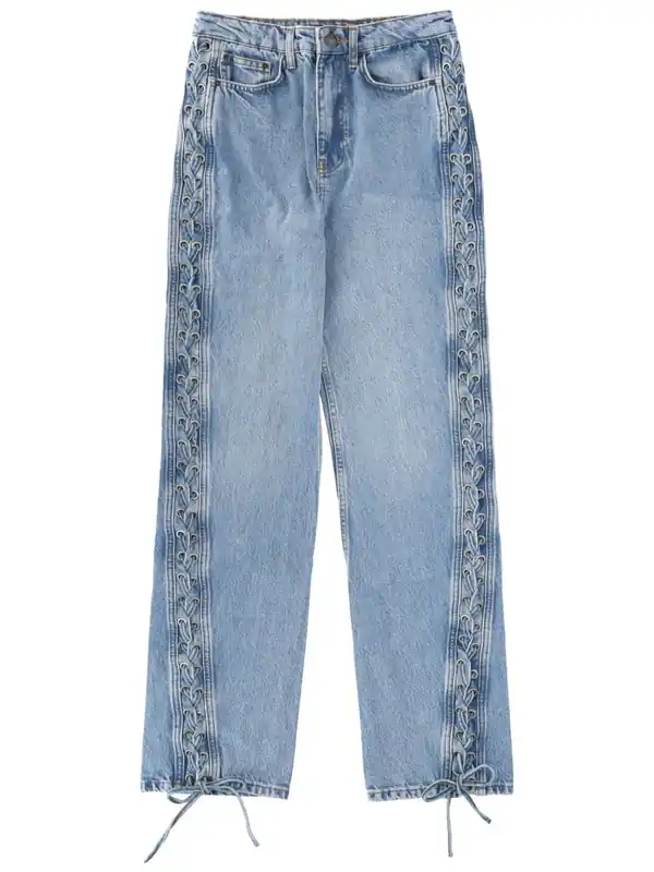 Jeans With Laces - Rotate