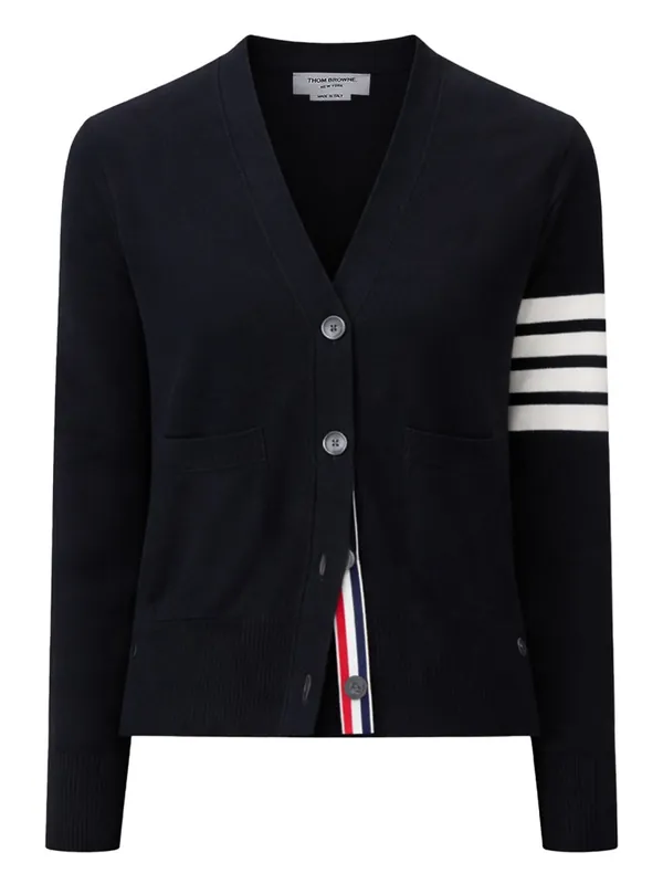 Virgin Wool Cardigan - Thom Browne