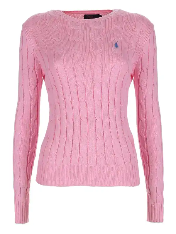 Cable Knit With Logo - Polo Ralph Lauren