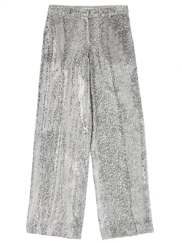 Pants In "Fil Coupé" - Stella McCartney