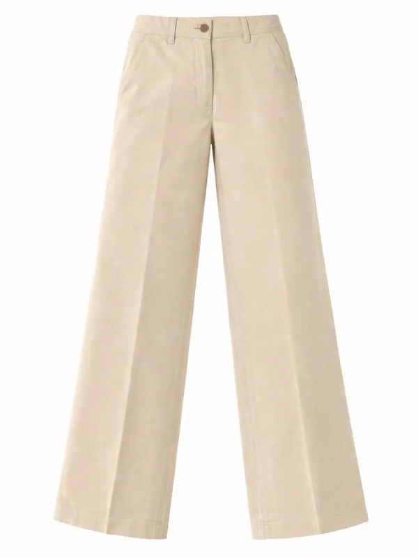 Cotton And Linen Tailored Pants - Aspesi