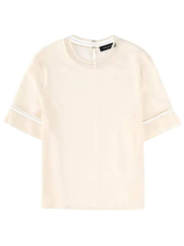 T-Shirt With Transparent Details