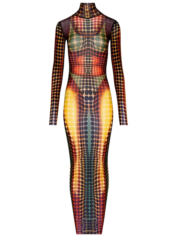 Long Dress With Print - Jean Paul Gaultier