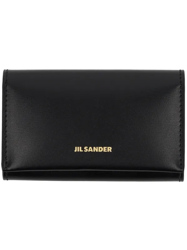 Leather Keychain Clutch Bag - Jil Sander