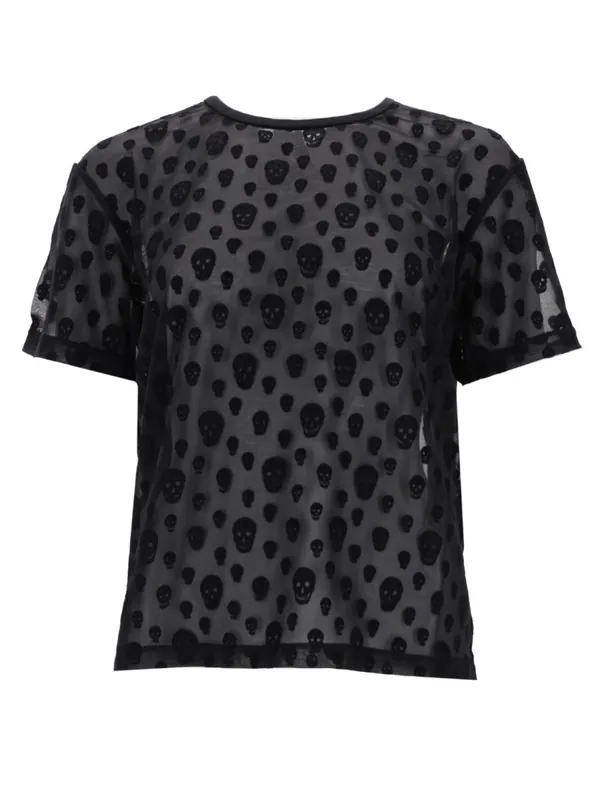 T-Shirt With "Skull" Pattern