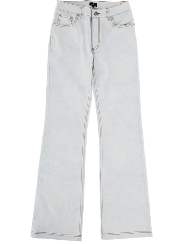 Jeans With Paisley Pattern - Etro