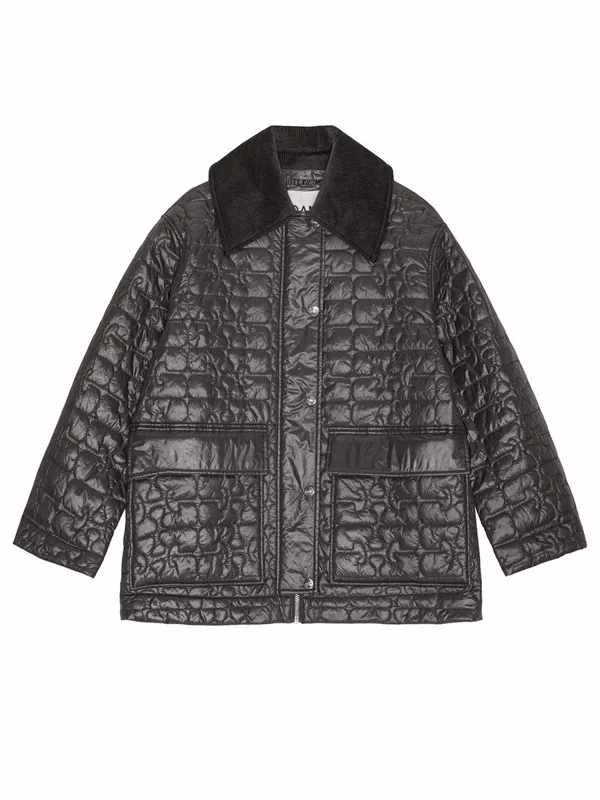 Quilted Midi Jacket - Ganni