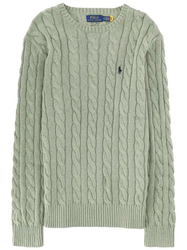 Cable Knit With Logo - Polo Ralph Lauren
