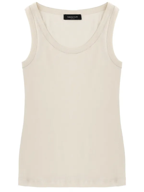 Cotton Tank Top - Fabiana Filippi