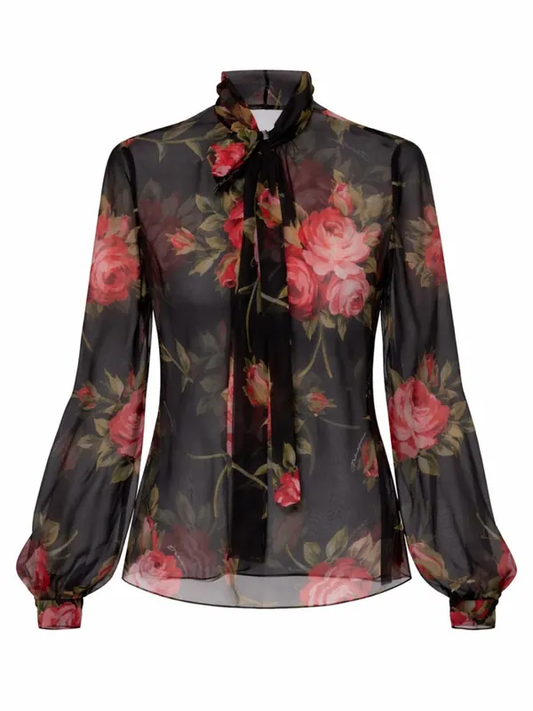 Rose Bouquet Print Top - Dolce & Gabbana