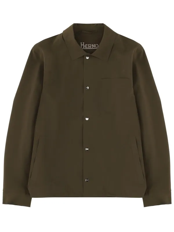 Overshirt With Pocket - Herno