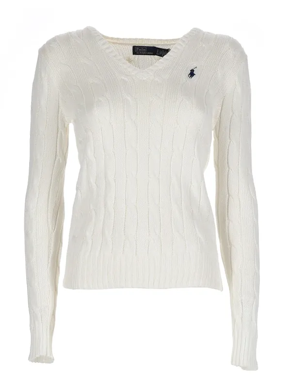 Cable Knit With Logo - Polo Ralph Lauren