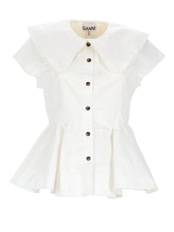 Ruffle Shirt - Ganni