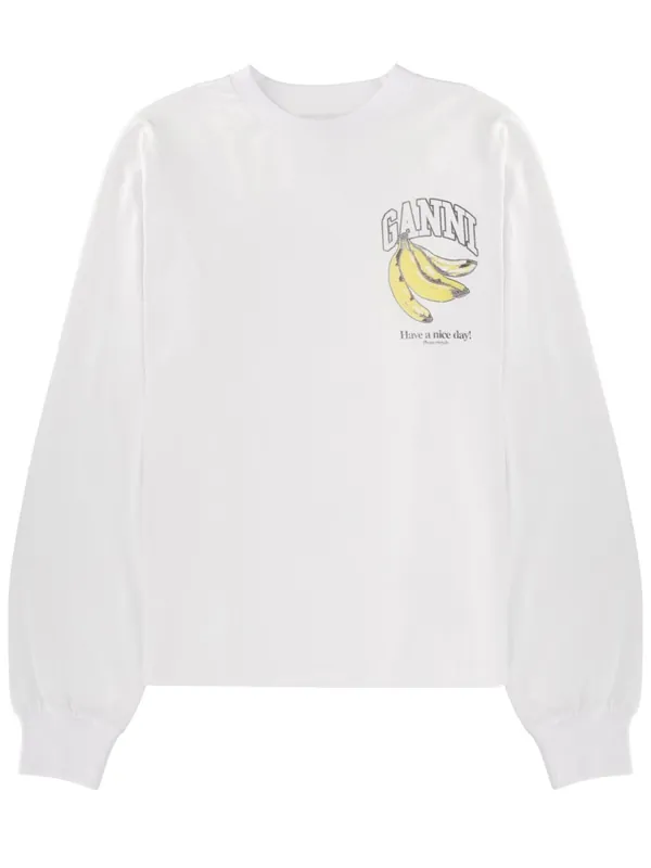 Sweatshirt With Logo - Ganni
