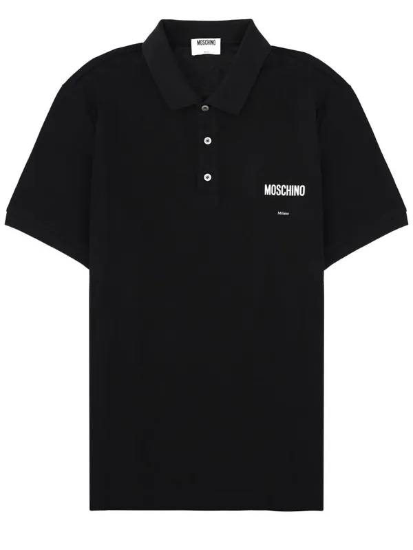 Polo With Logo - Moschino
