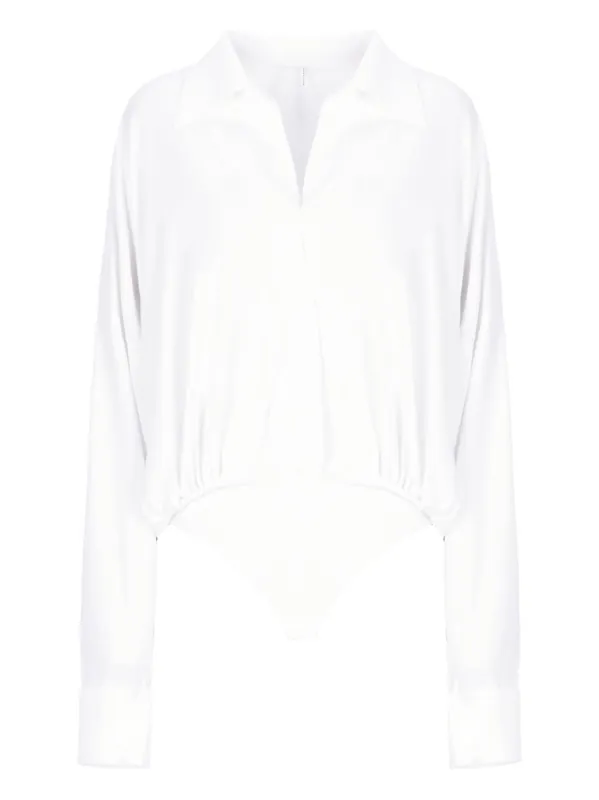 Oversized Shirt Bodysuit - Norma Kamali