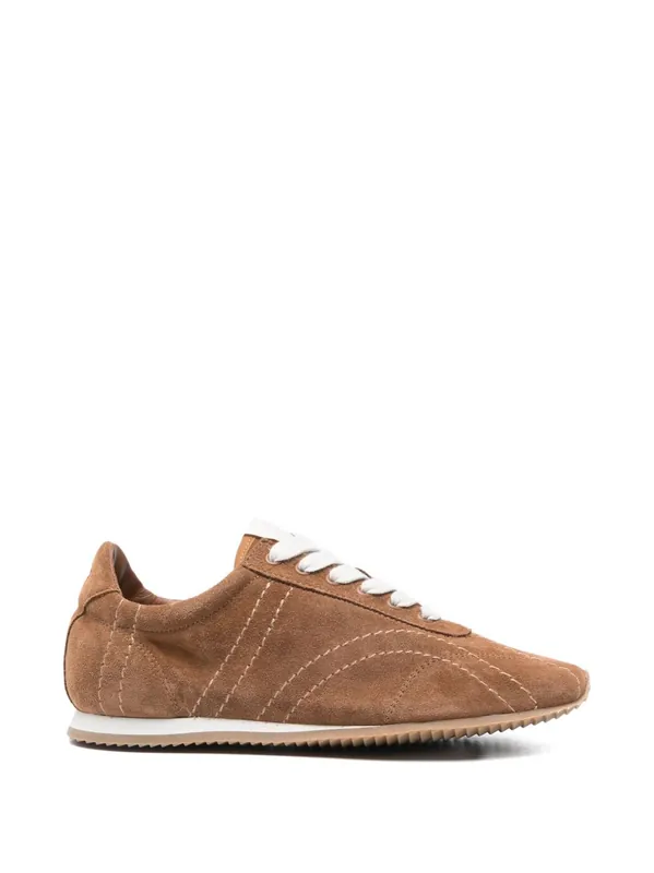 Leather Sneakers - Toteme