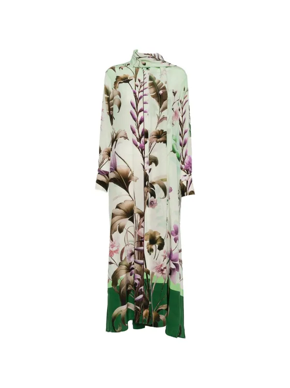 Printed Silk Dress - F.R.S .
