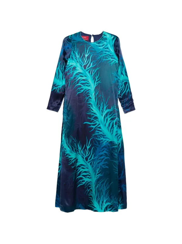 Printed Silk Dress - F.R.S .
