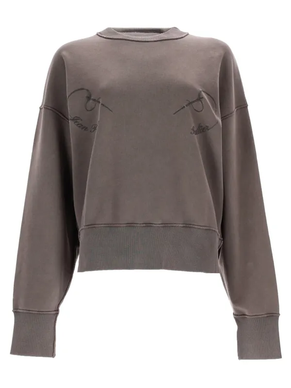 Sweatshirt With Embroidery - Jean Paul Gaultier