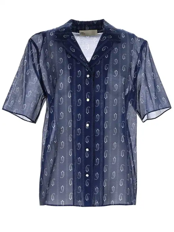 "Paisley" Print Shirt - Tory Burch