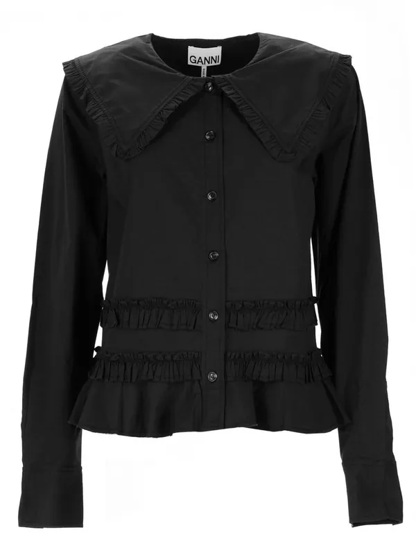 Ruffle Shirt - Ganni