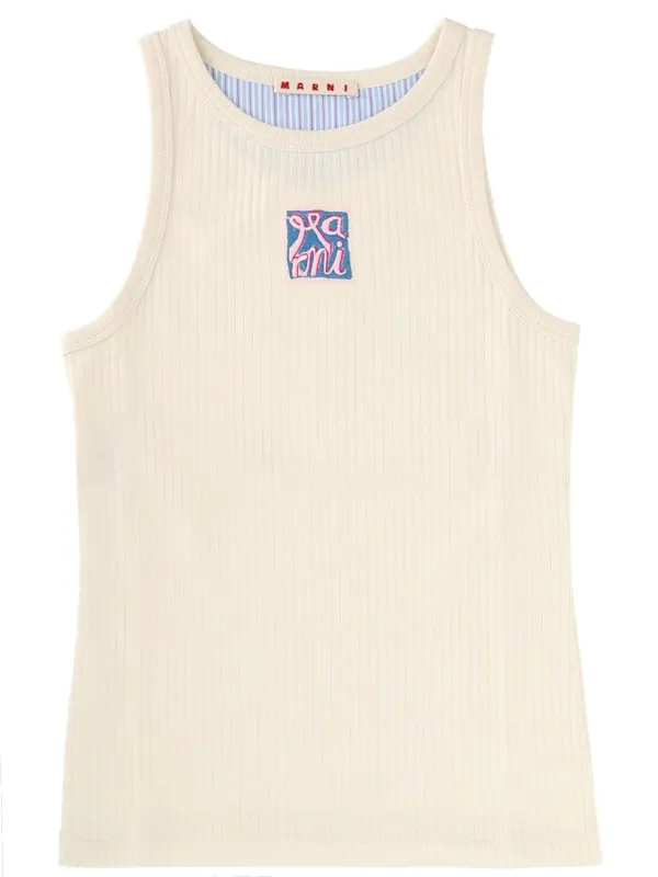 Tank Top With Logo - Marni