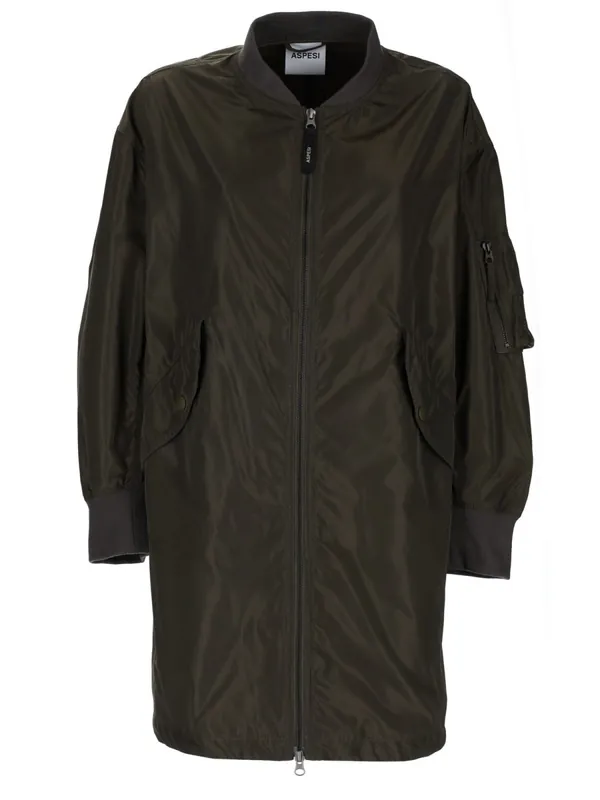 Long Bomber Jacket - Aspesi